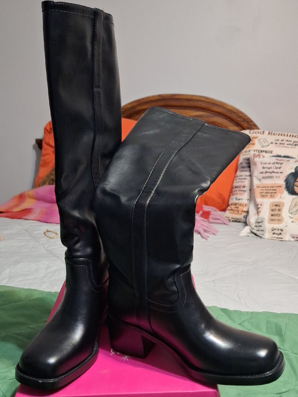 Black Knee-High Women's Boots